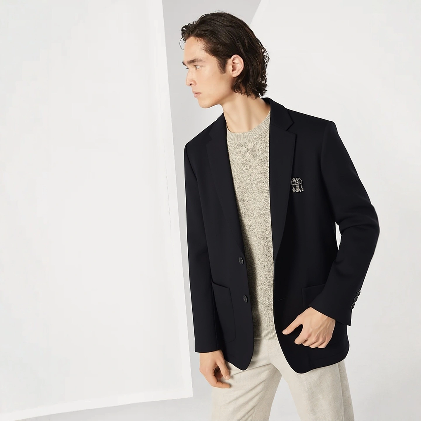 wg.luxury -- 2ru9588o wool cashmere 2colour item: E-F443J1232-2H